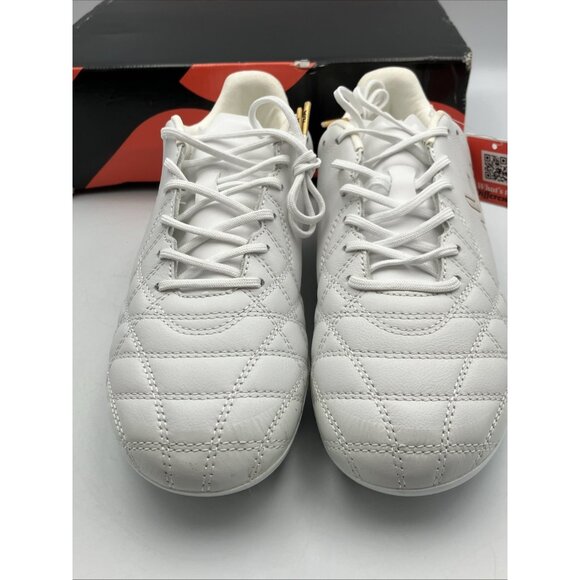 IDA Classica Womens Leather Soccer Cleats Size 7 White Futbol Multi Ground - Picture 5 of 15